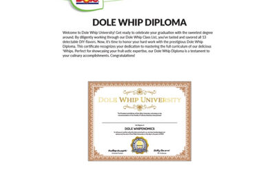 Dole Whip® Diploma